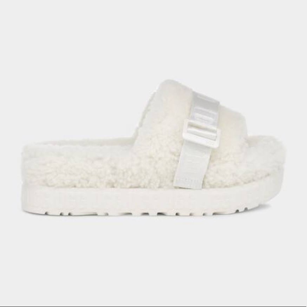 White UGG Slides